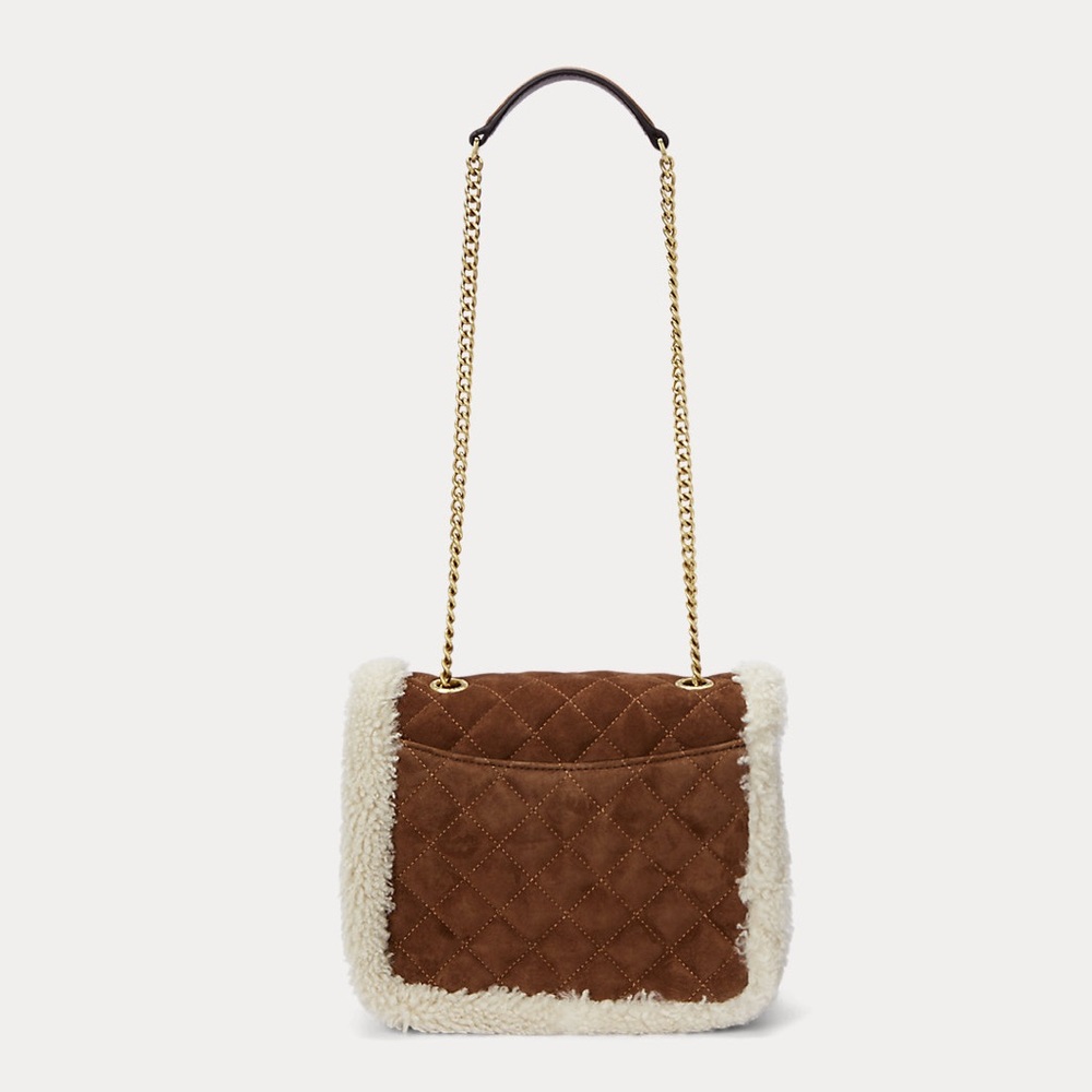 Ralph Lauren Suede Small Bradley Convertible Bag - Picture 2 of 16